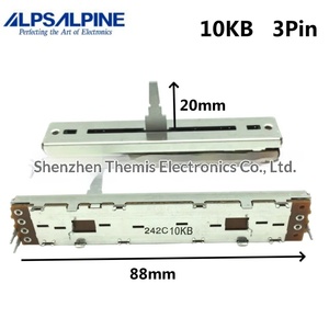 Potenciómetro Lineal ALPS para Mezclador de DJ <span class=keywords><strong>Pioneer</strong></span> DCV1023 DDJ-400 RR 10KB - Product Image 2