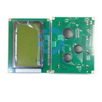 LCD12864 12864lcd écran jaune vert 128X64 5V 12864 carte de module d'affichage LCD composants électroniques LCD12864