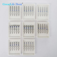 Greatlife Dent Instruments Dentaires : Fraises Diamantées Autoclavables 135°C Certifiées CE pour Pièce à Main Haute Vitesse de Restauration Orale