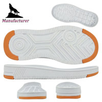Suelas TPR Resistentes al Desgaste Marca Wolf para Calzado Infantil, Suelas Directas de Fábrica para Deportes y Correr para Niños