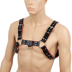 2023 adultos juguete sexual BDSM erótico Sexy cuero correa para el pecho <span class=keywords><strong>ropa</strong></span> restringida <span class=keywords><strong>Bondage</strong></span> <span class=keywords><strong>ropa</strong></span> limitada para hombre - Product Image 2