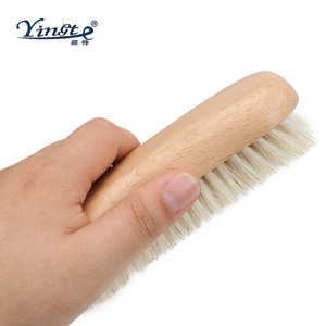 Yinste Solid Wood Boar Bristle <b>Brush</b> Durable Household <b>Cleaning</b> <b>Brush</b> <b>For</b> Shoes - Product Image 4