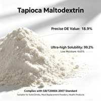 Poudre de maltodextrine de tapioca de qualité alimentaire, non-OGM, DE15-20, 25 kg/sac, prix abordable, convient aux boissons solides