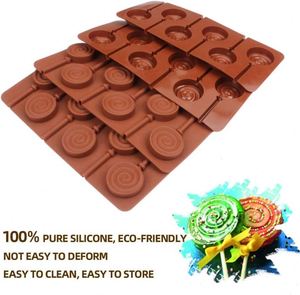 Molde de silicona DIY para piruletas, donas y chocolate, para caramelos duros, con bases giratorias desechables para glaseado - Product Image 5