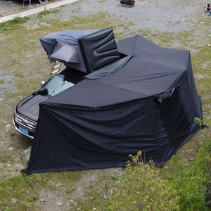 600D Polyester <strong>Canvas</strong> Waterproof High Quality 180 270 360 Degree Sunshade <strong>4WD</strong> <strong>Foxwing</strong> Free Standing Car Rooftop Side <strong>Awning</strong> - Product Image 2