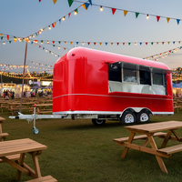 Avec équipement de cuisine complet Modulaire bon marché Food Truck Fournisseurs Entreprises offrant une agence exclusive Street Art Food Trailer