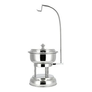 Best Selling Handmade Metal Hotpot <b>Warmer</b> Best Quality Handmade <b>Food</b> <b>Warmer</b> Round Shape Dinnerware Hotpots - Product Image 6
