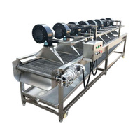 Séchoir à air automatique en acier inoxydable pour l'industrie alimentaire, machine de déshydratation pour fruits et légumes en sachet, compatible OEM