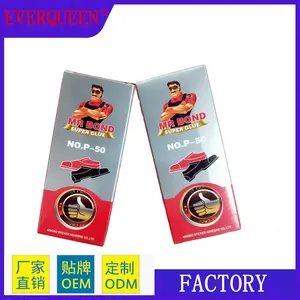 MR BOND SUPER GLUE Super Glue Mr Bond P-50 Adhesive Made in China Factory