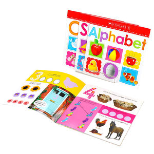Mon premier livre d'apprentissage précoce personnalisé pour enfants, livre de comptage à couverture souple avec autocollants, impression de livres d'autocollants réutilisables pour enfants - Product Image 2
