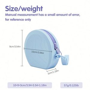 Factory Direct Fashion Soft Silicone Mini Coin Purse With Zipper <b>Wrist</b> <b>Strap</b> Water Resistant Unisex for Daily Use - Product Image 3