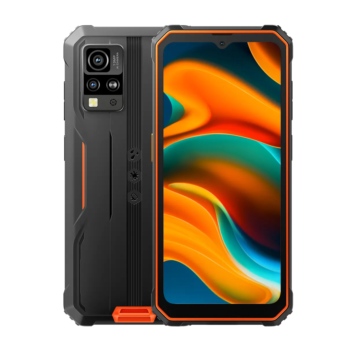 Blackview BV4800 Rugged Smartphone Quad Core 2 + 32GB Android 13 Reserve Carregador 5180mAh 5 + 13MP Camera Face Desbloqueado Dual 4G