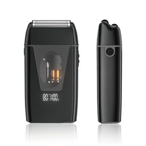 Afeitadora Eléctrica <span class=keywords><strong>de</strong></span> Doble Cuchilla con Pantalla LCD, Resistente al Agua, Recortadora <span class=keywords><strong>de</strong></span> Barba y Vello para Hombres - Product Image 1