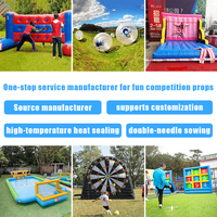 Balle Zorb Gonflable Commerciale en PVC Transparente pour Adultes et Enfants, Idéale pour les Aires de Jeux Sportives Extérieures et les Attractions Ludiques