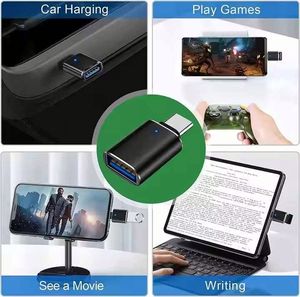 Data Transfer USB3.1 <b>Type</b> <b>C</b> Male to USB3.0 a Female OTG <b>Adapter</b> Converter USB <b>C</b> <b>Adapter</b> OTG for Laptops Cell Phones - Product Image 5