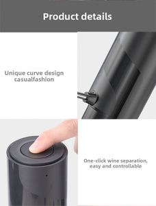 Décanteur Électrique Portable Intelligent à Chargement USB, Style Moderne, Nouveau, Rapide, en Plastique, pour Diviser le Vin - Product Image 4