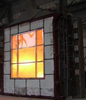 Le testeur de propagation de la flamme de la plaque de rayonnement teste l'inflammabilité des matériaux de surface du bâtiment (ASTM E162) et des plastiques en mousse