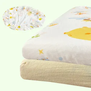 custom Organic Cotton Coverlets Bed Sheet cloth baby touch massage table changing cover diaper table cover bedspread
