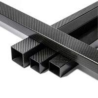 Tube carré en fibre de carbone pultrudé à module élevé pour support de détecteur extérieur – Fournisseur fabricant