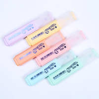 Fabricants de stylos surligneurs STA série pastel marqueurs fluorescents surligneur à pointe plate personnalisé