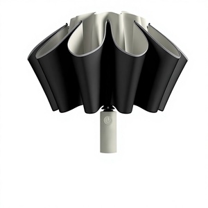 Parapluie de voiture automatique pliable grand format à double brin, protection solaire UV double usage - Product Image 1