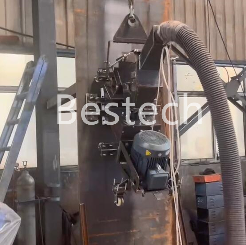 CE /ISO Approved high efficiency tank vertical shot blasting machine