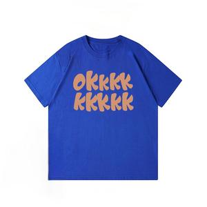 Pequeño MOQ Venta al por mayor 100% algodón de alta calidad de peso pesado 230G Unisex de gran tamaño O-cuello de diseño personalizado de impresión camisetas de los hombres - Product Image 5