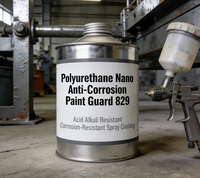 Pintura de Poliuretano Nano Anticorrosiva 829, Revestimiento Líquido en Aerosol Resistente a Ácidos y Álcalis para Electrodomésticos