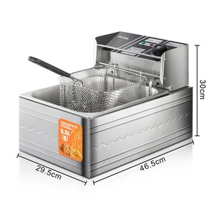 Akane 2500W Stainless Steel Deep <b>Fryer</b> 6.0L Oil Frying <b>Machine</b> With Basket and Adjustable Temperature Control Electrical Deep Fr - Product Image 5