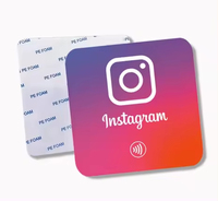 Nfc Google Review Epoxy Sticker/placa de comentarios para Ins/Facebook/Yelp/TripAdvisor Restaurant