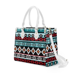 Montana Tây whipstitch <span class=keywords><strong>Aztec</strong></span> Tote Túi tùy chỉnh thăng hoa <span class=keywords><strong>Aztec</strong></span> bộ lạc Thiết kế túi Phụ nữ túi xách Lady sang trọng dropshipping - Product Image 6