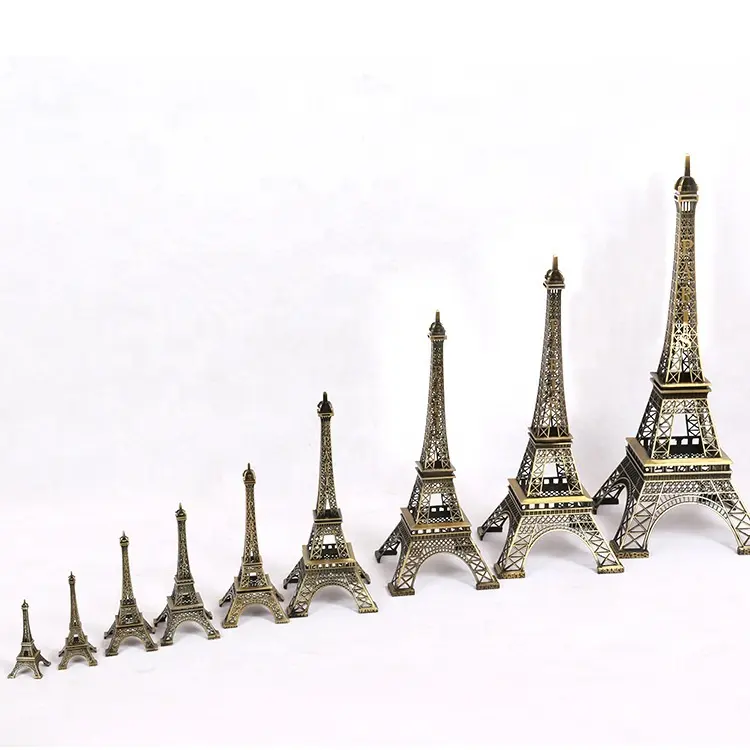 금속 에펠 탑 홈 장식 동상
