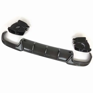 Difusor Trasero de Fibra de Carbono W212 E63 con Tubos de Escape para Mercedes Benz E300 E350 <span class=keywords><strong>E400</strong></span> E550 Sport E63 <span class=keywords><strong>AMG</strong></span> S 2014-2016 - Product Image 2