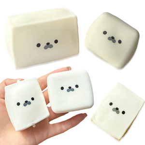Jouet Squishy Tofu en PVA et TPR à Remontée Lente, Anti-Stress et Anti-Anxiété pour Enfants et Adultes - Product Image 1