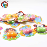 Bonbons gélifiés en forme de fesses d'animaux amusants, saveur de fruits mélangés, en vente