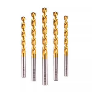 Set bor industri berlapis Titanium Mata bor Putar baja tahan karat, lapisan Titanium berteknologi tinggi - Product Image 1