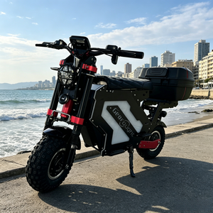Trottinette électrique Geofought Molo 5 à double moteur, batterie amovible, longue portée 63-93 miles, 72V 10000W 50AH, pour adultes, en stock aux États-Unis - Product Image 1