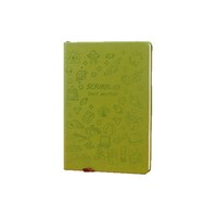 Libreta de Tapa Dura de Imitación de Cuero A5, Diseño Popular, Diario Escrito a Mano, 80 Hojas, Portátil, de Alta Calidad, Color Sólido, Regalo
