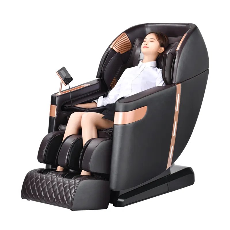 Sedie da massaggio portatili per hypmotherapy sedia da massaggio intelligente di lusso a gravità Zero Sl Track Heating Message Chair Luxury 3D