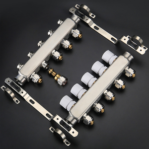 Sanipro dòng chảy lớn sưởi ấm sàn nước Collector nhà phân phối Trung tâm điều khiển hệ thống đa dạng 304 thép không gỉ tách nước - Product Image 3