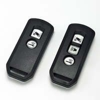 Control Remoto sin Llave para Motocicleta Honda Pcx 150 Adv 150 PCX160 Forza 350 NSS350 KOR-V02, 3 Botones, 433.92MHz, Chip ID47, Llave Plateada