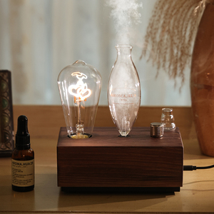 Difusor de Aroma Vintage con Forma de Corazón, de Madera Maciza, USB, sin Agua, para Aceites Esenciales, Decoración del Hogar - Product Image 4