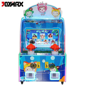 เครื่องเล่นเกมน้ำแบบหยอดเหรียญขนาด 32 นิ้ว สำหรับผู้เล่นสองคน แบบอินเทอร์แอคทีฟ วิดีโอเกมเพื่อความบันเทิงสำหรับเด็กและผู้ปกครอง ระบบอิเล็กทรอนิกส์ - Product Image 2