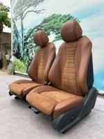Maßgefertigte Autositzbezüge für 5 Sitze aus Leder Passend für Mercedes Benz W204 W205 W211 W203 W206 W210 W212 W213 W214 W176 W177