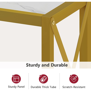 Table <span class=keywords><strong>Console</strong></span> d'<span class=keywords><strong>Entrée</strong></span> Moderne à 2 Niveaux de 41.8 Pouces, Étagères de Table de Canapé Étroites <span class=keywords><strong>pour</strong></span> <span class=keywords><strong>Entrée</strong></span> de Couloir, Salon et <span class=keywords><strong>Entrée</strong></span> - Product Image 2