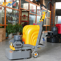 Machine à meuler les sols en béton MHF, largeur de travail de 650 mm, 380 V, triphasée, pour la préparation des surfaces de sols d'usine