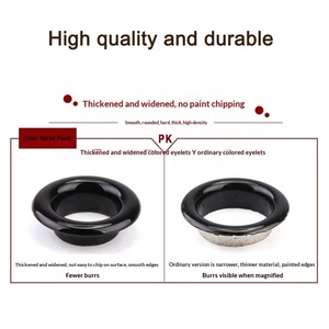 NUOVI Occhielli in Acciaio Inox Placcato 6mm 12mm 20mm 25mm 30mm 40mm <span class=keywords><strong>per</strong></span> Cinture, Borse, Scarpe, Cappelli, Tende, Teli, Striscioni - Product Image 2