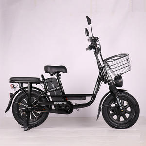 Fabbrica OEM commercio all'ingrosso Ebike 16 pollici 60V strada città lungo raggio 21Ah <span class=keywords><strong>Cargo</strong></span> Scooter consegna cibo <span class=keywords><strong>bicicletta</strong></span> <span class=keywords><strong>elettrica</strong></span> 800W 1000W - Product Image 4