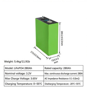 Литий-железо-фосфатный (LiFePO4) аккумулятор ENERGY 280 Ач, класс ААА, 3.2В, призматический, LFP, 12В для Украины и Польши – Хит продаж - Product Image 3