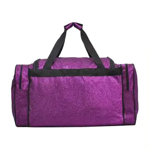 OEM Factory Customized Logo Custom Girls Glitter Travel Cheer Duffel Bag Dance Bag